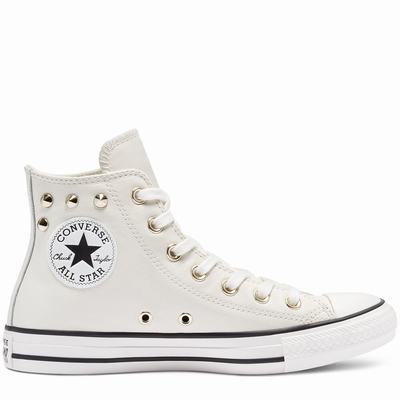 Női Converse Punk Progress Chuck Taylor All Star Magasszárú Cipő CO7308264 Bézs/Fehér